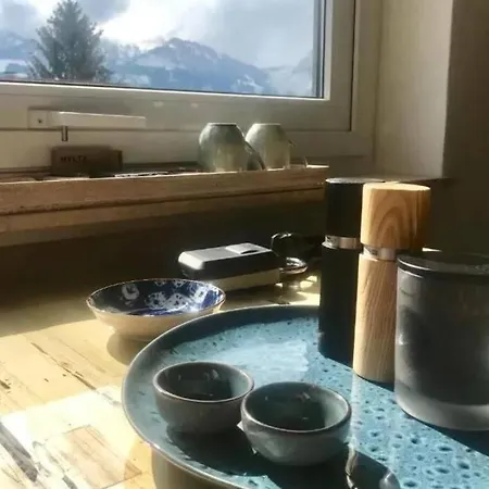 Апартаменты Design Ferienwohnung Mit Bergblick Und Schwimmbad